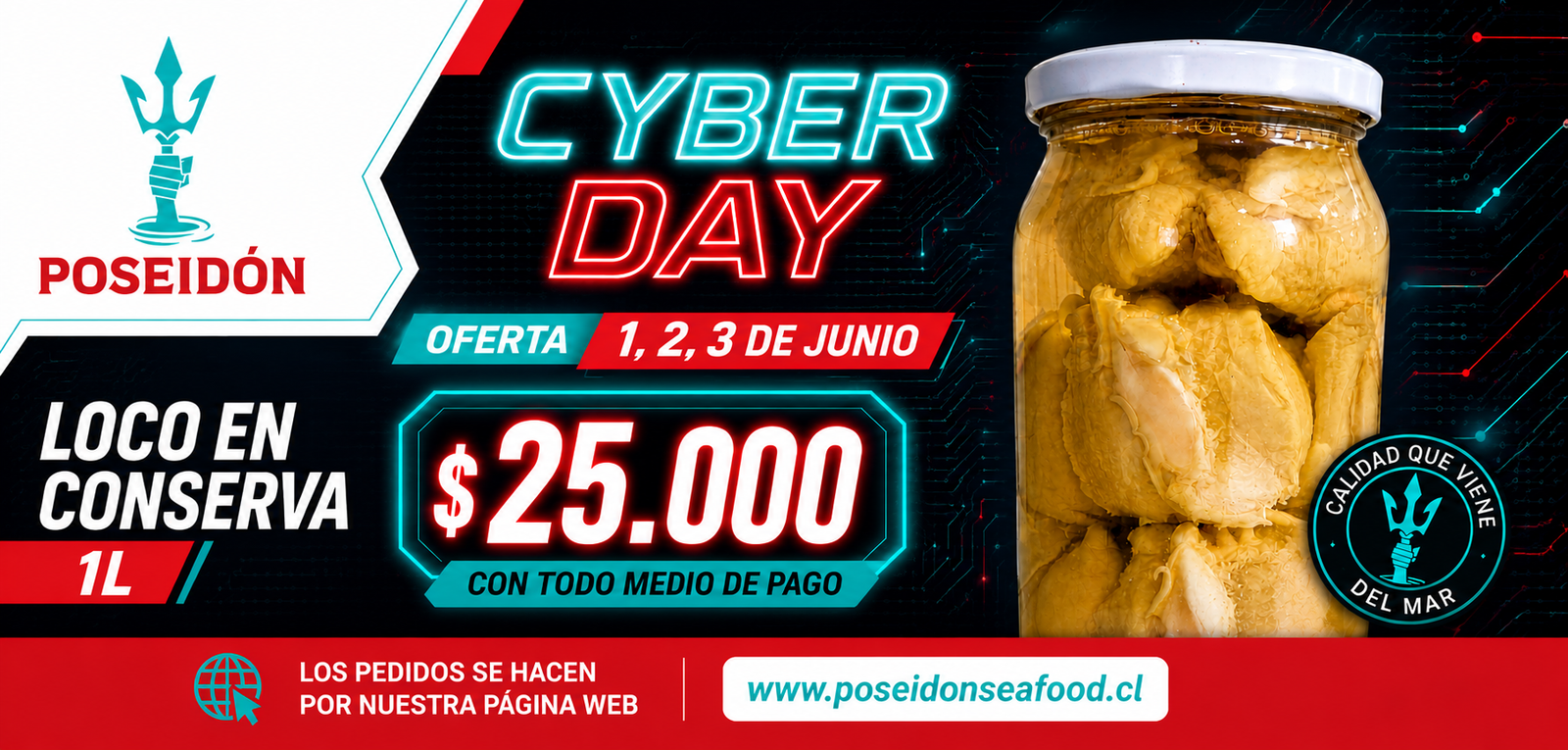 Oferta Locos en Conserva a Domicilio Santiago