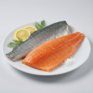 trucha filete con piel congelada 1kg filete de trucha con piel trucha congelada para horno trucha con piel lista para cocinar