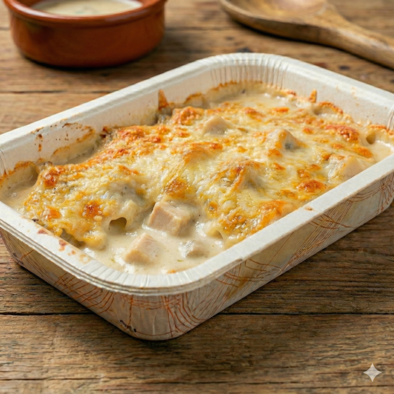 pastel de loco en pote desechable pastel de loco Poseidon Seafood pastel de loco listo para servir pastel de loco en envase desechable