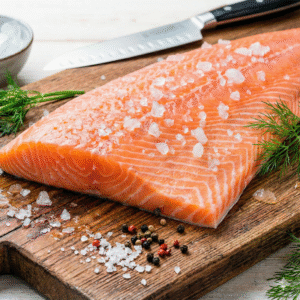 salmón fresco 1 kilo filetes de salmón fresco Poseidon Seafood salmón fresco para cocinar salmón 1 kg alta calidad