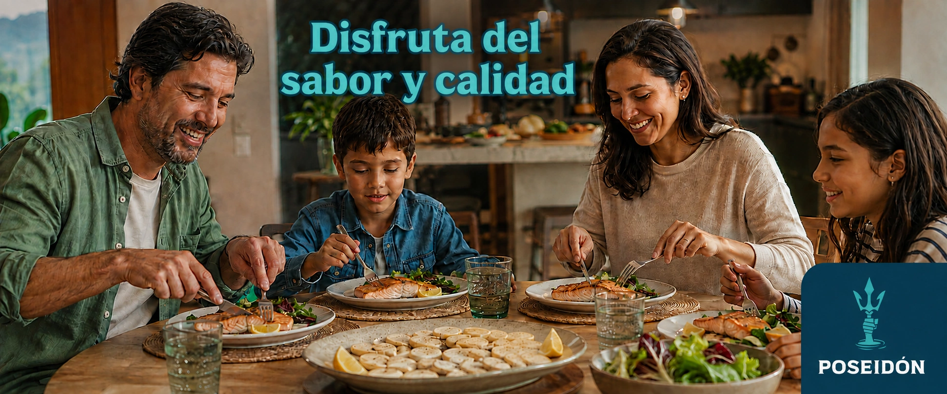 Despacho a domicilio de pescados y mariscos congelados en Santiago — Poseidón Seafood
