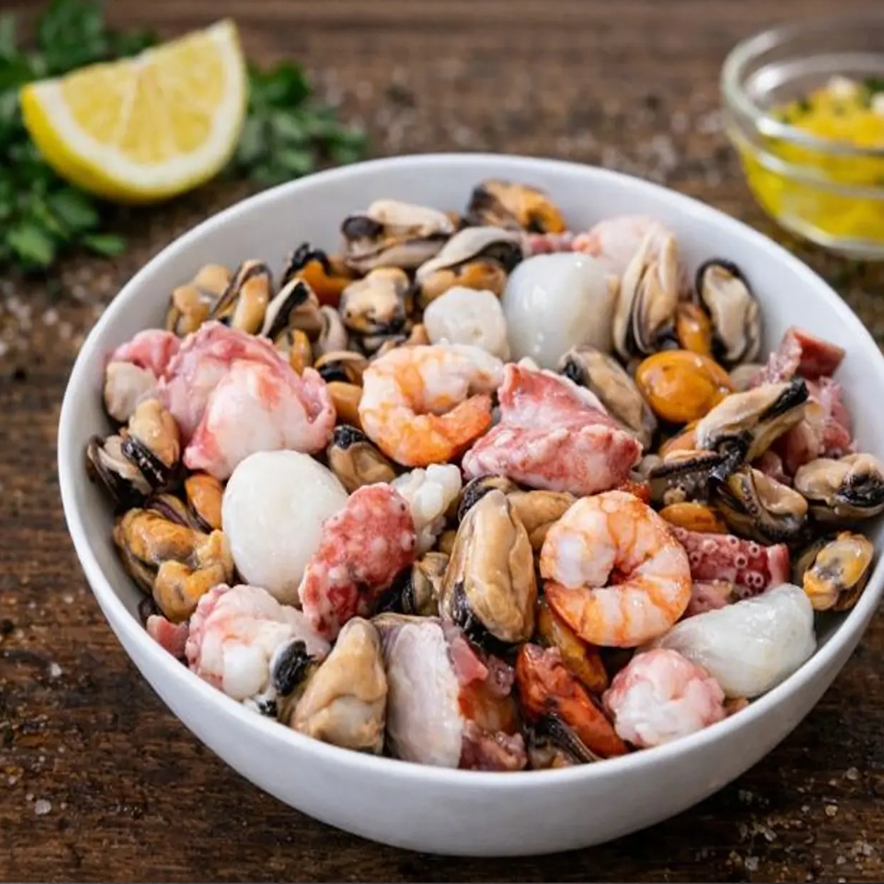 Mariscos congelados