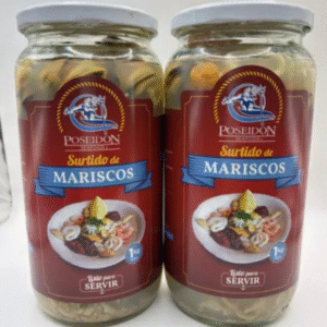 surtido de mariscos frasco 1lt mix de mariscos frasco 1lt surtido de mariscos listo para cocinar mariscos variados Poseidon Seafood